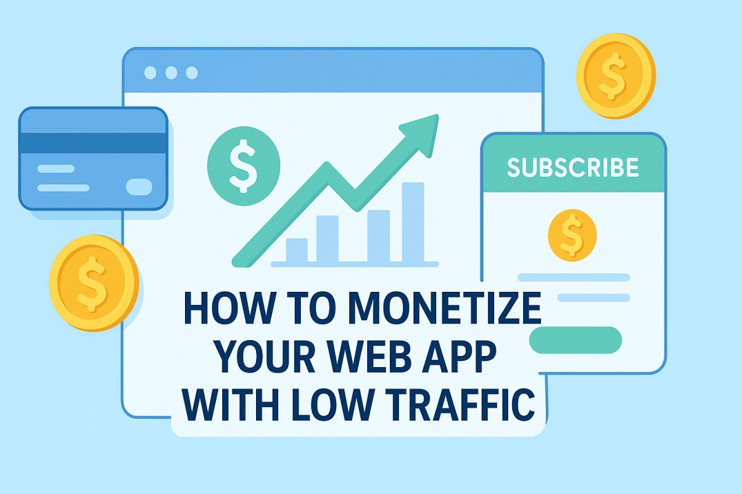 How to Monetize a Web App with Low to Medium Traffic