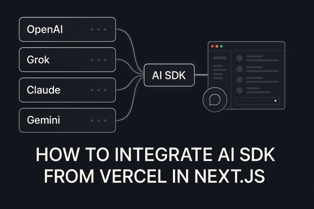 How to Integrate AI SDK from Vercel in Next js