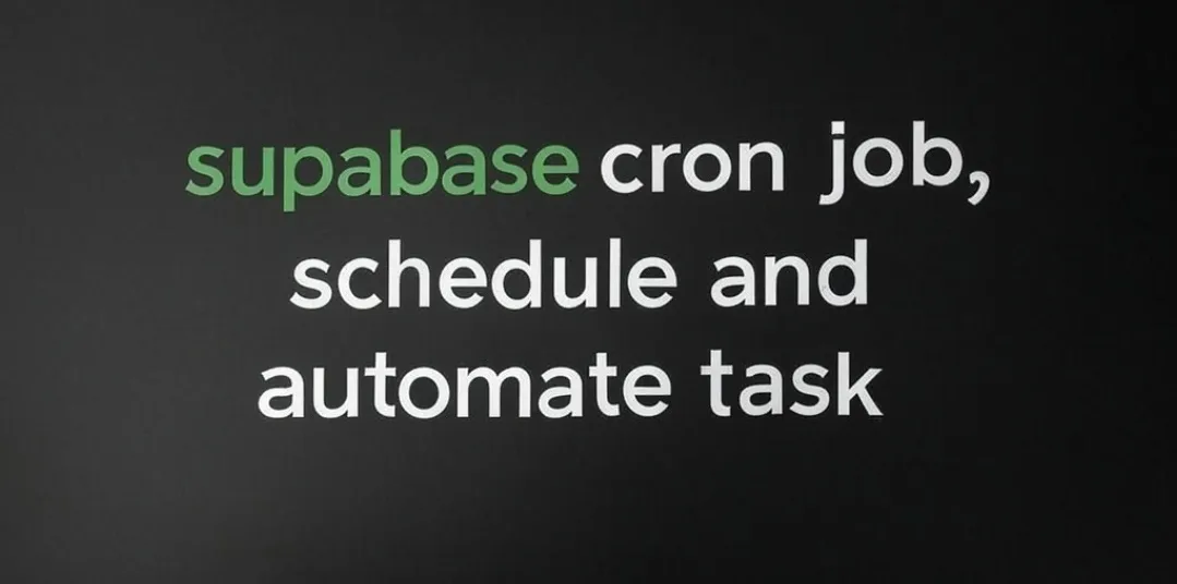 Supabase Cron: Automate Tasks with PostgreSQL